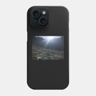 Sunbeam on the Mountain Side Phone Case