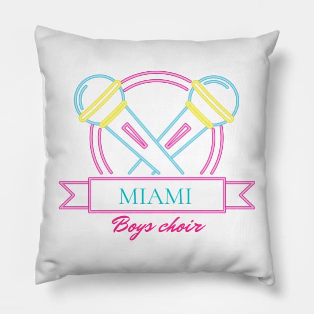 Miami Boys Choir design Pillow by MadeBYAhsan