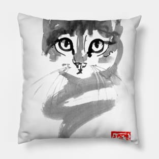 cat line Pillow