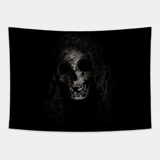 The Horror Skull - Scribble Tapestry
