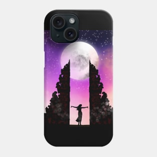 Full moon in Bali Phone Case