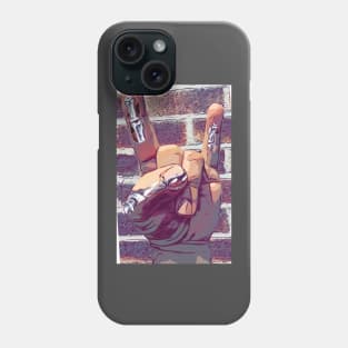 Rock and roll wall Phone Case