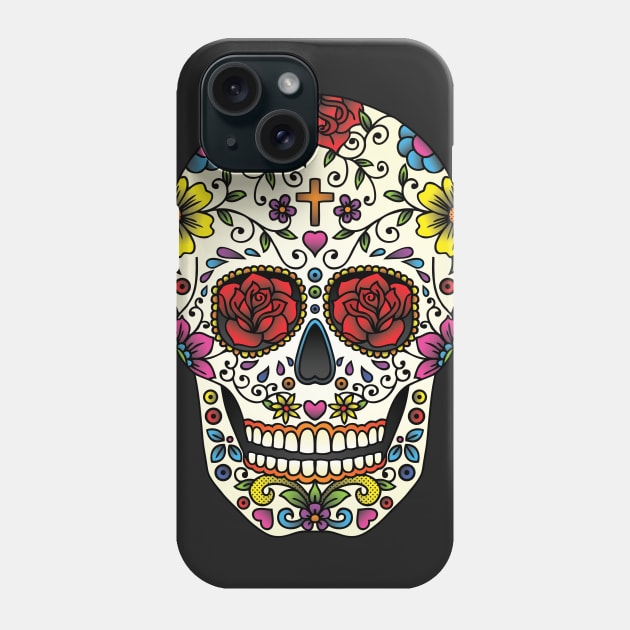 Sugar Skull Phone Case by jadeboylan