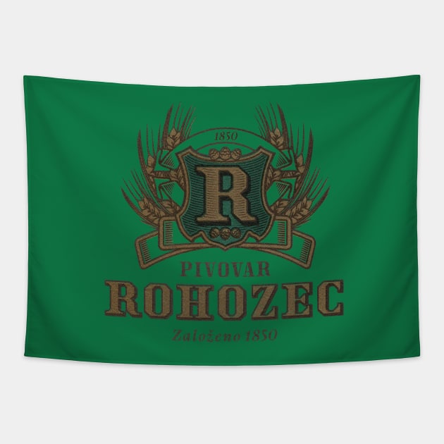 Pivovar Rohozec Tapestry by MindsparkCreative