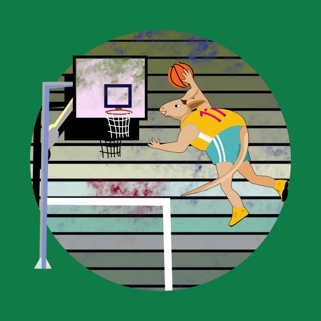 Basketball Kangaroo by momomoma