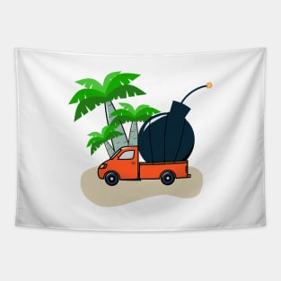 Bomb carrier car Tapestry