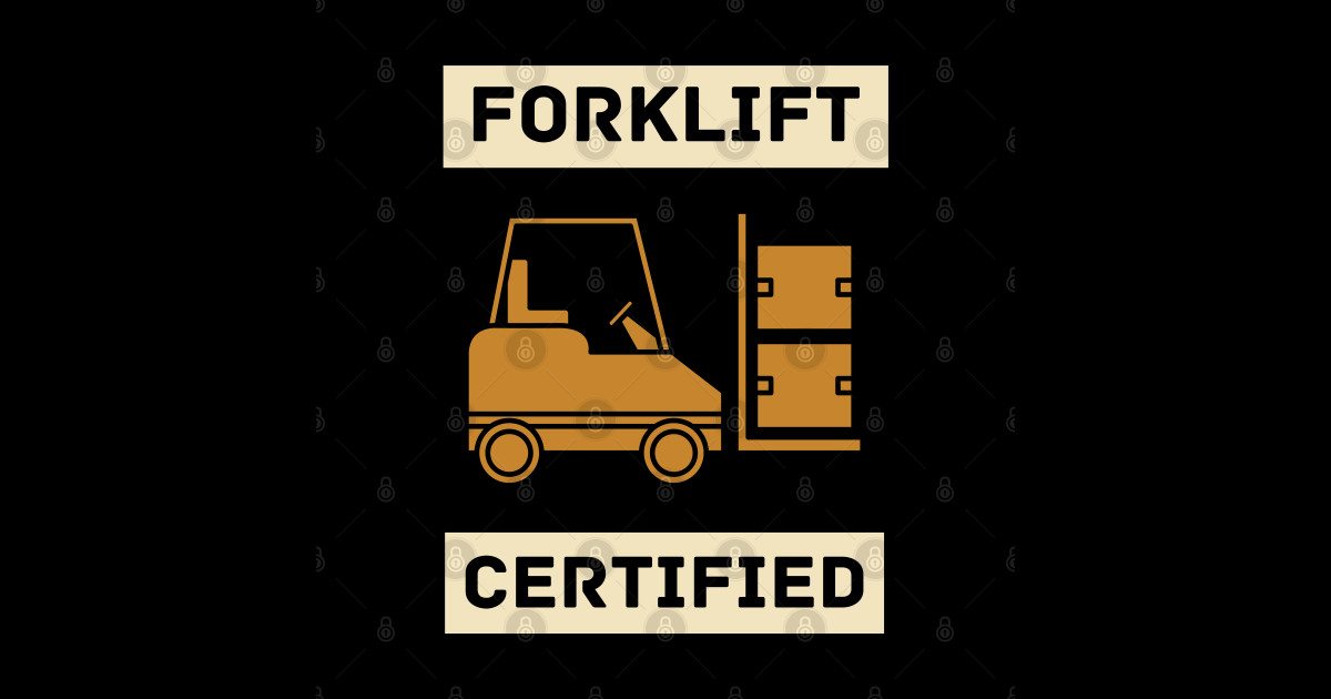Forklift Certified Meme Forklift Driver Sticker TeePublic
