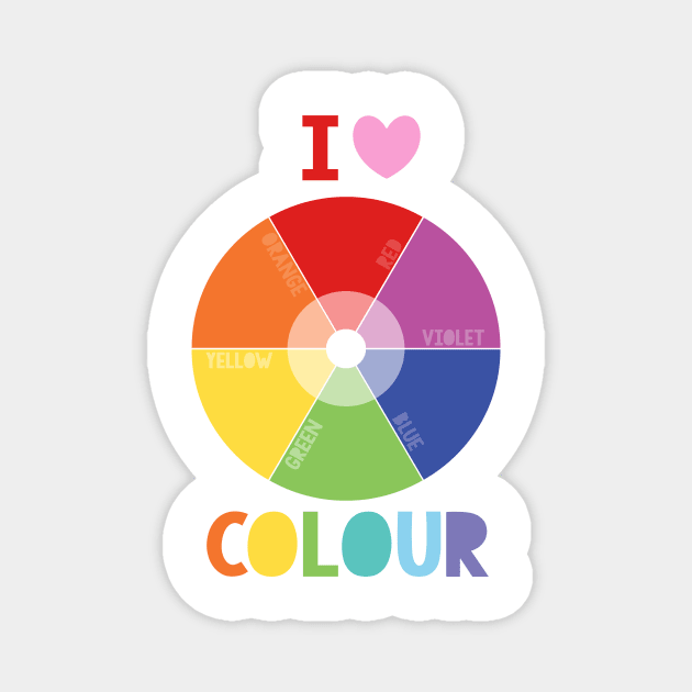 I love color colorwheel Magnet by creativemonsoon