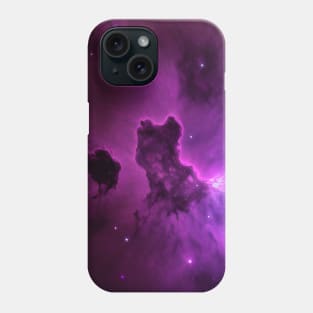 Bright Purple Nebula Space & Stars Phone Case