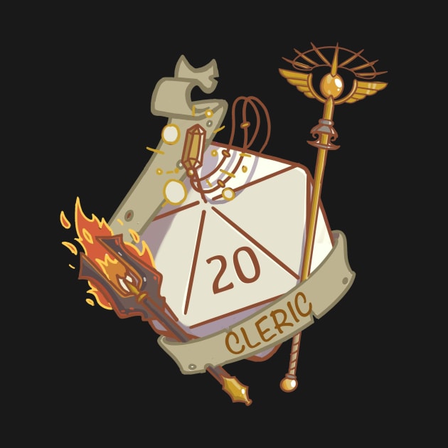 Dnd Cleric D20 by SpicyCookiie