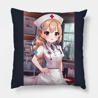 Cute anime nurse Pillow