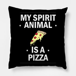 My Spirit Animal is a Pizza (v. 2) Pillow