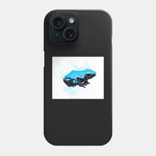 A. Galactonotus "Blue Splash-Backed" Dart Frog Phone Case