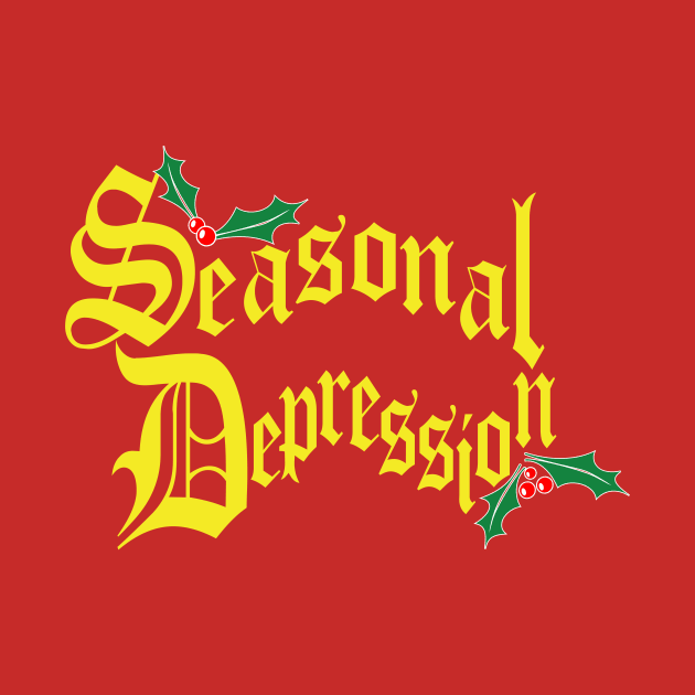 Seasonal Depression holiday sweater by B0red