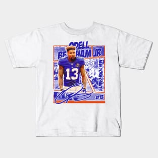 Odell Beckham Jr NEW YORK GIANTS OIL ART Youth T-Shirt by Joe Hamilton -  Pixels