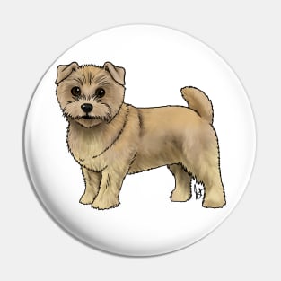 Dog - Norfolk Terrier - Wheaten Pin