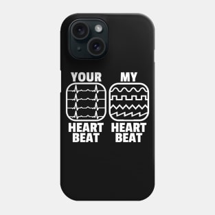 Funny Analog Synthesizer Heartbeat Waveforms ADSR Phone Case