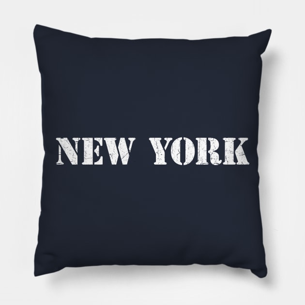 NEW YORK Pillow by TheAllGoodCompany