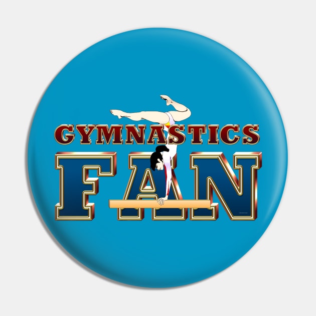 Gymnastics Fan Pin by teepossible