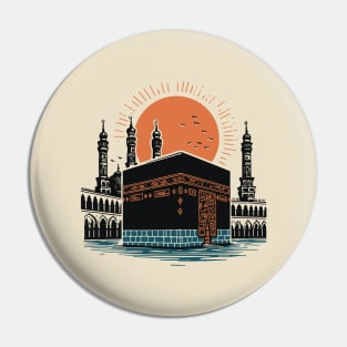 holy kaaba - mecca V1 Pin