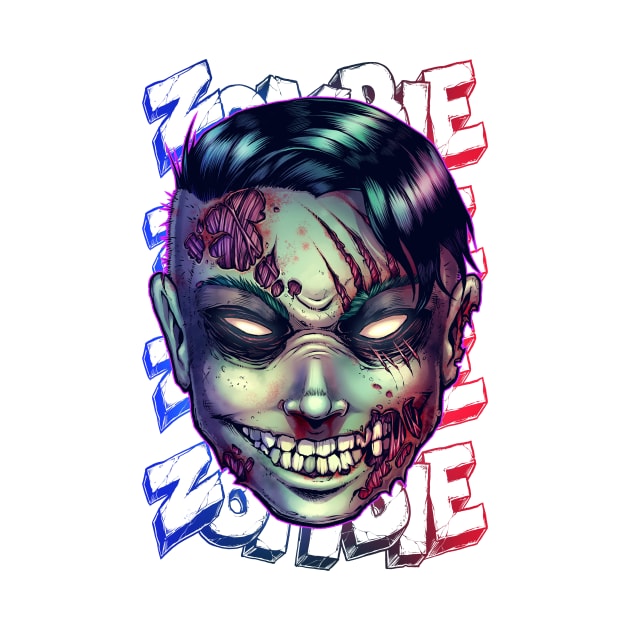 Happy Lil Zombie by DZYNES