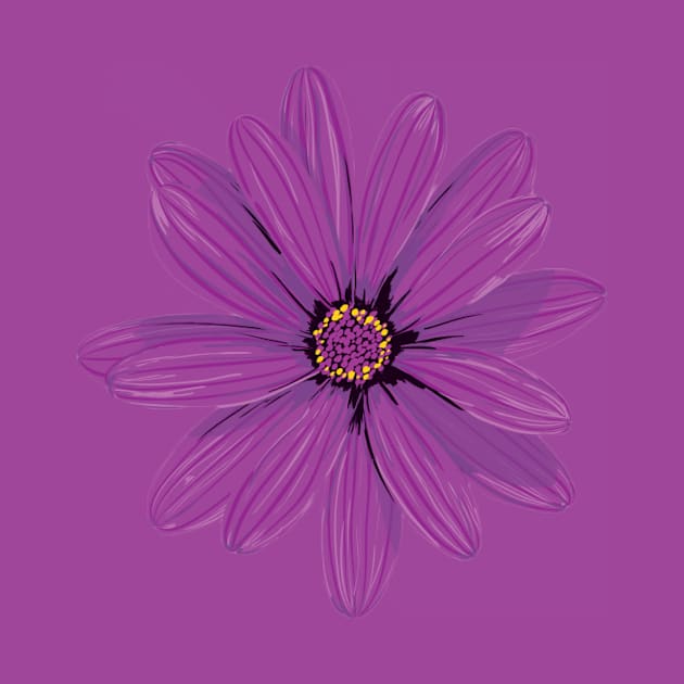 Aesthetic Purple flower by ZealousF