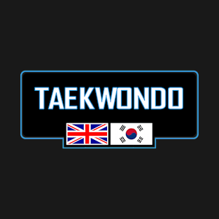 Taekwondo UK and Korean flag T-Shirt