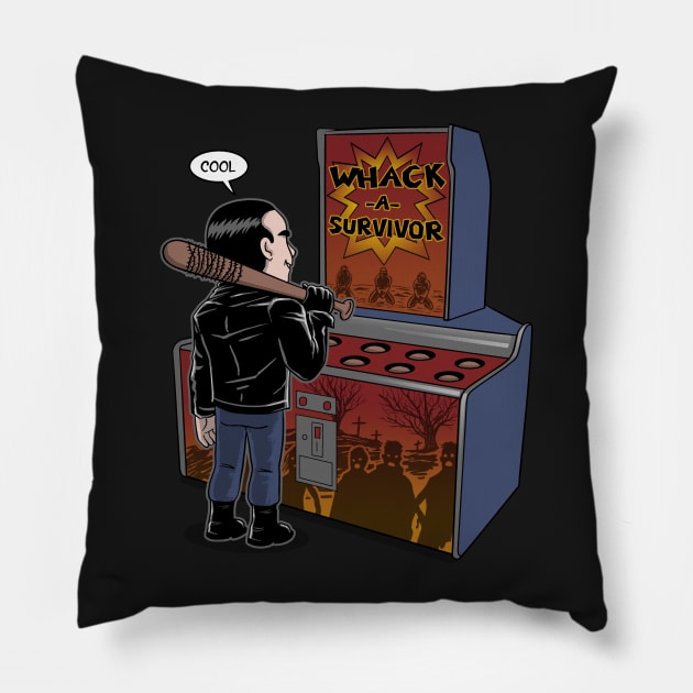 Whack a survivor Pillow by Andriu