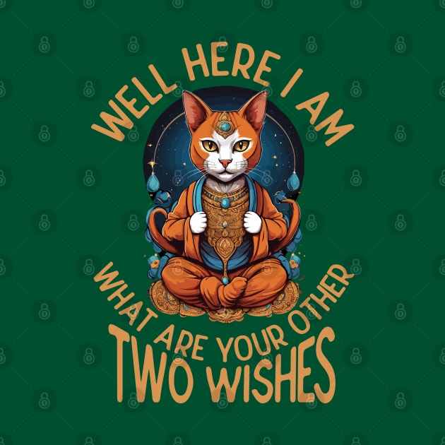 Well Here I Am, What are Your Next Two Wishes by Blended Designs