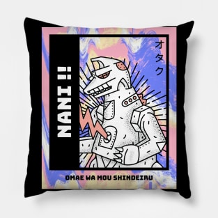 Godzilla Robot anime manga NANI Pillow