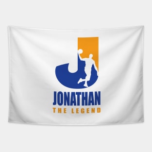 Jonathan Custom Player Basketball Your Name The Legend Tapestry