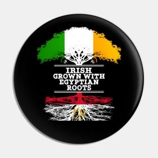 Irish Grown With Egyptian Roots - Gift for Egyptian With Roots From Egypt Pin