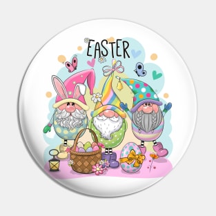 Cute Easter Gnomes illustration Pin