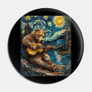 Grizzly Bear Fierce Fishers Pin