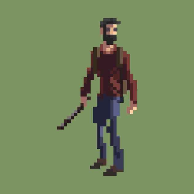 Joel The Last Of us Pixel art by Ediarts