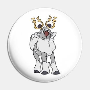 Fluffy deer Pin