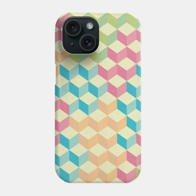 Sugar Cubes Geometric Pattern Phone Case by Tobe_Fonseca