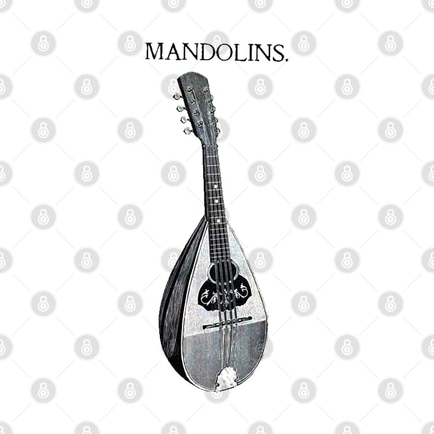 Medieval string instrument mandolins by Marccelus