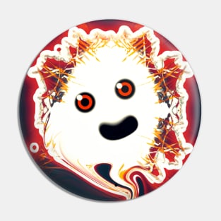 Red Ghost Pin