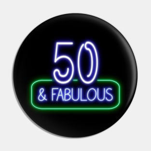 Funny 50th Birthday Quote | 50 and Fabulous Pin