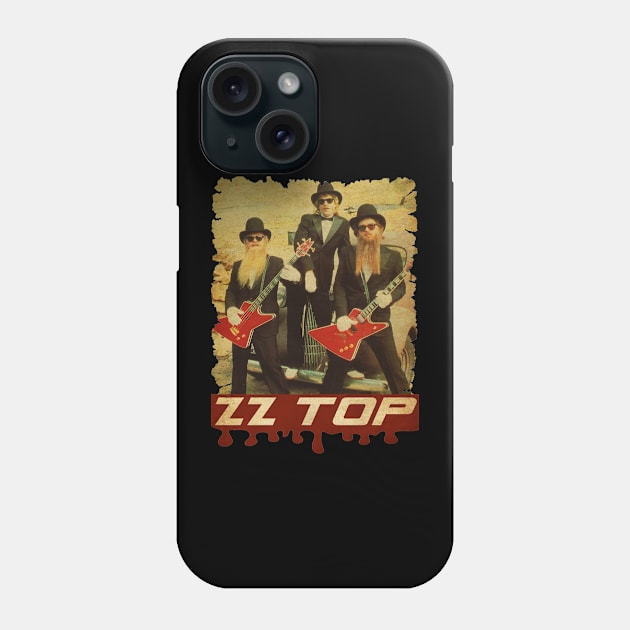 ZZ Top Vintage Phone Case by Teling Balak