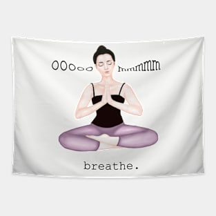 om. breathe Tapestry