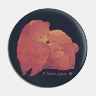 Momma Bear & Cub - Happy Mother's Day 2 Pin