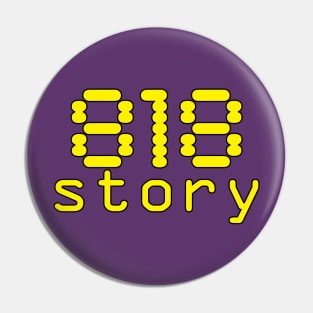 818 Story logo Pin