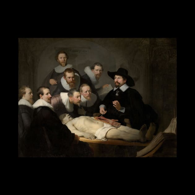 The Anatomy Lesson - Rembrandt by KargacinArt