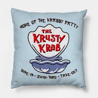 sad spongebob fish | Throw Pillow