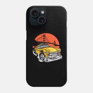 Taxi Car Monster Phone Case