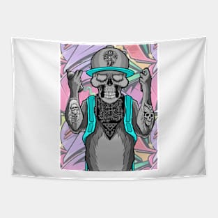 skull graff Tapestry