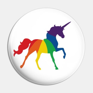 Rainbow Unicorn Pin