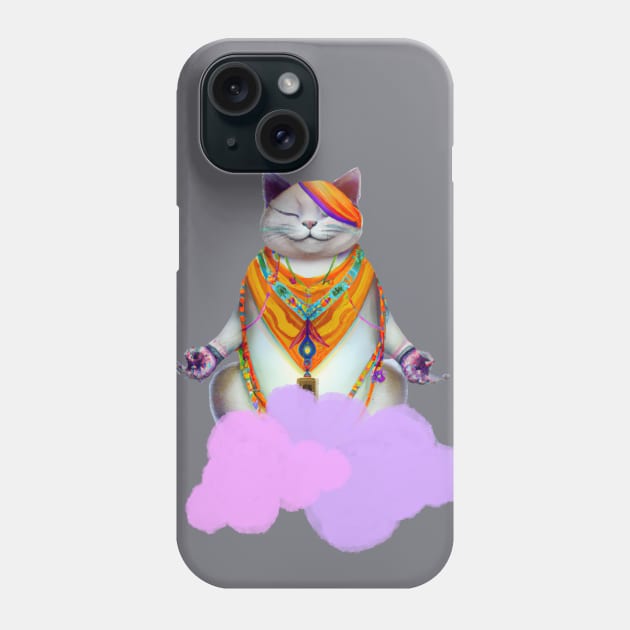 Cat Nirvana Phone Case by BlockchainDaddy